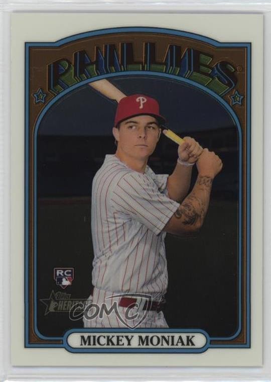 2021 Topps Heritage High Number Chrome 958/999 Mickey Moniak #653 Rookie RC 7zn