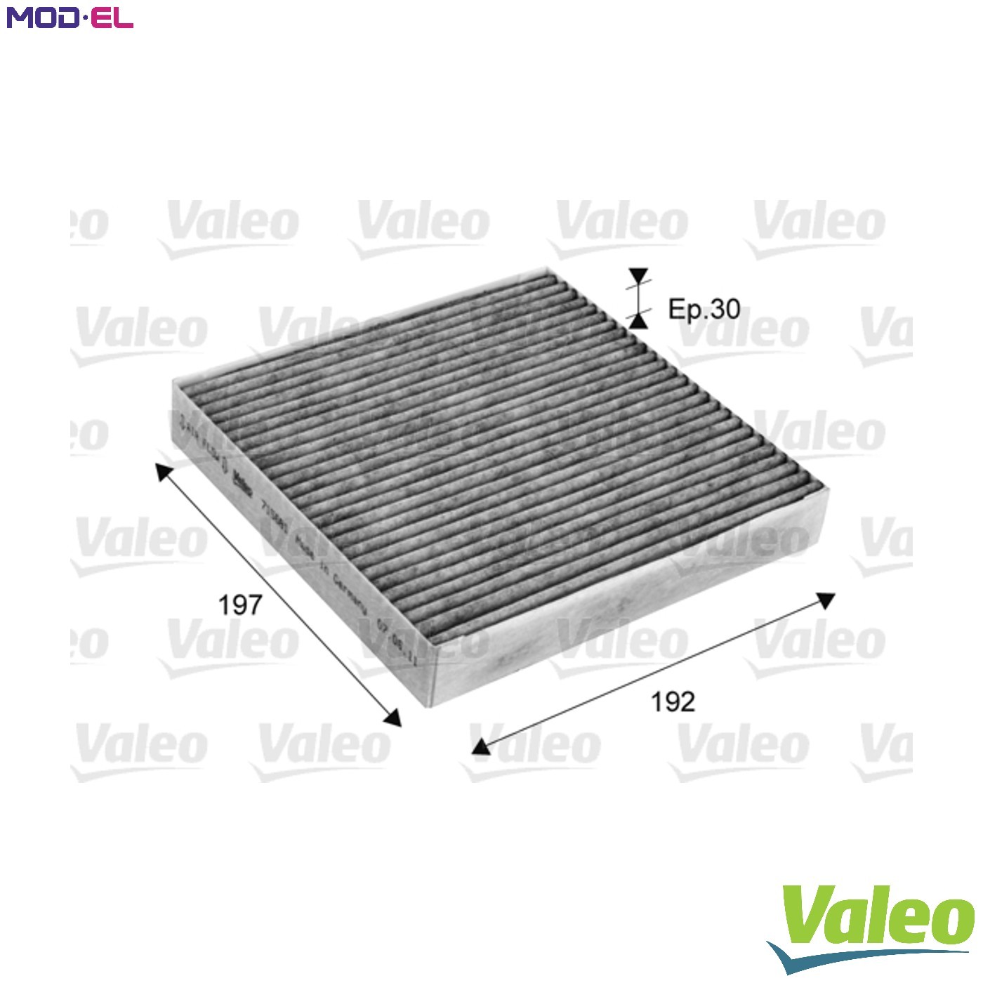 FILTER CABIN AIR 715681 FOR JAGUAR 224DT 2.2L 204PT 2.0L 4cyl XFAJD 2.7L 6cyl XF