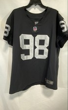 Nike Men's Las Vegas Raiders Maxx Crosby #98 On Field NFL Jersey Black Sz 48