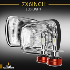 H6054 5x7 Headlights LED Fog Light DRL H4 Offroad Use