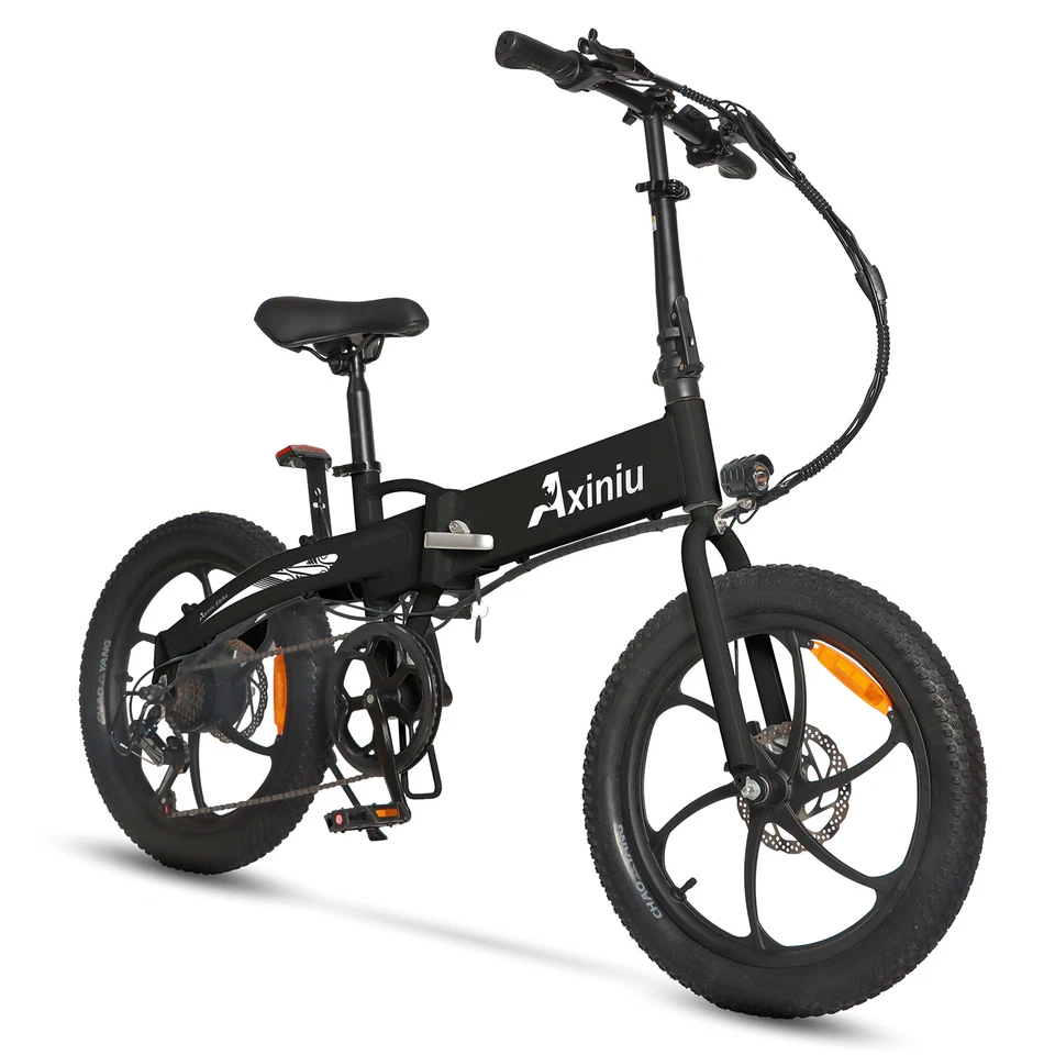 Bicicleta eléctrica 48V E-Bike 20" para adultos Fat Tire bicicleta plegable -Bicicleta eléctrica de ordenador Foto 3 de 4