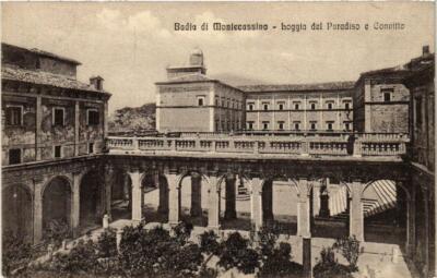 CPA Badia di MONTECASSINO, Loggia del Paradiso ITALY (545651)