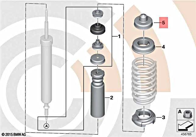 Genuine BMW Hybrid M M3 X1 Zinoro 1E 3 M2 CRT M4 GTS Spring Pocket  