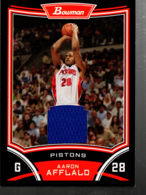 A2454- 2008-09 Bowman Retail Relics #BSRAA Arron Afflalo Trikot - NM-MT