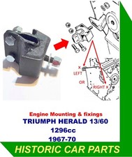 Triumph HERALD 13/60 1296cc 1967-70 -FRONT ENGINE MOUNTING & FIXINGS (LH/RH) x 1