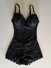 Ladies Black Teddy Lingerie Size M NWT