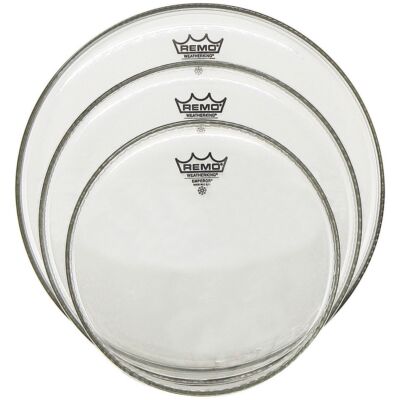 Schlagzeug-Fell-Set Remo Emperor Clear PP-1422-BE Schlagzeug Drum Fell Set NEU