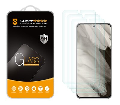 [3-Pack] Supershieldz Tempered Glass Screen Protector for Google Pixel 8