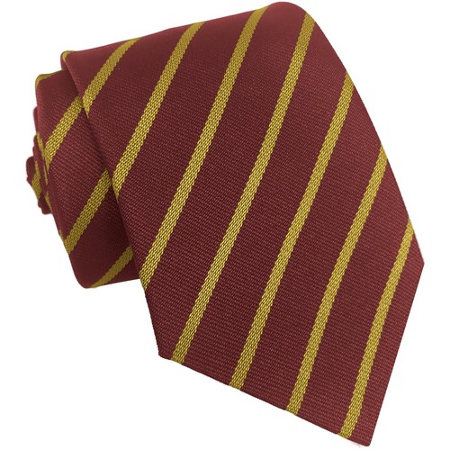 Junior School Uniform Tie Thin Narrow Stripe Single Striped 7-10 Year Olds - Picture 17 of 28
