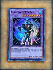 Yugioh Masked HERO Acid TOCH-EN045 Super Rare 1st Ed NM