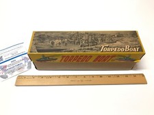 MARUSAN / SAN JAPAN TIN ITEM 3292 TORPEDO BOAT P5701 ORIGINAL BOX RARE MINT