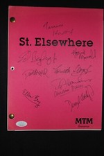 St. Elsewhere Script Signed by Denzel Washington & 8 other cast with JSA C.O.A.