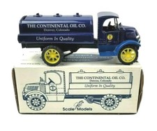 Ertl 1927 Mack Tanker Truck Die Cast Metal The Continental Oil Co Bank