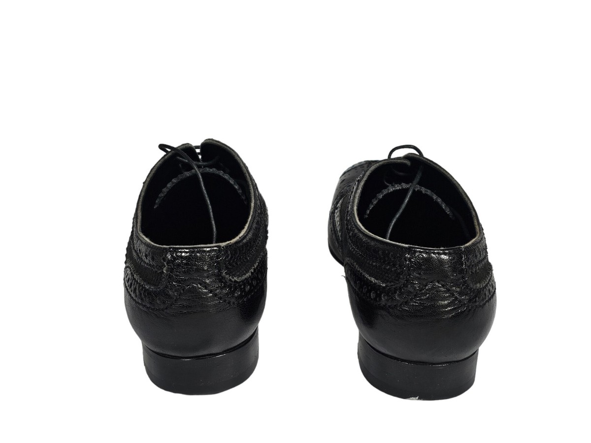 Louis Vuitton Black Brogue Leather Lace Up Oxfords Size 8 Louis Vuitton Men main image 2