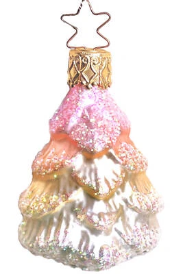 INGE-GLAS OF GERMANY Inge-Glas OWC 4812 Multi-colored Tree German Glass Christmas Ornament w/Gift Box