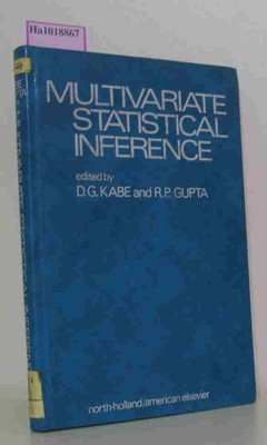 Multivariate Statistical Inference. Proceedings of the Research Seminar at Dalho