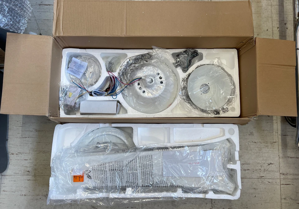 New / Open Box - Emerson Sweep Eco Wifi Ceiling Fan, Satin White - CF279SW - Image 2 of 4