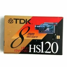 TDK HS120 Blank 8mm Premium Video Camcorder Cassette Tape P6-120HS sealed