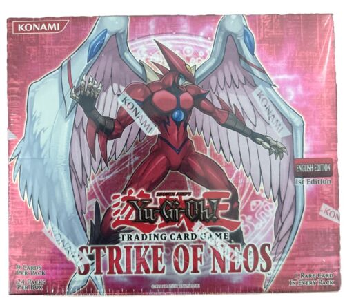 Factory Sealed - Strike of Neos 1st Edition Booster Box (24 Total Packs) YuGiOh