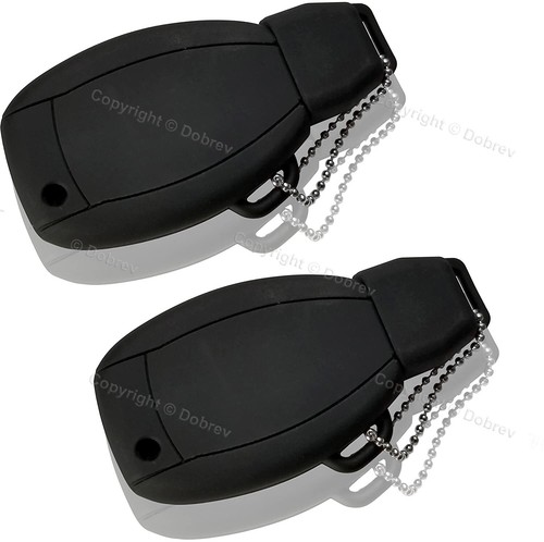 Silikon Abdeckung Schutz Einstieg Anhänger Etui Halter Skin für Mercedes Benz Smart Key - Bild 8 von 15