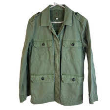 Closed Clothing Traveller's Joy Military Inspired Canvas Jacket Sz L
