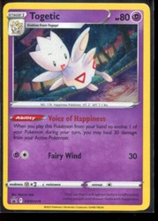 Togetic SWSH276 Holo Promo Sword & Shield