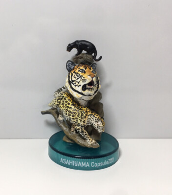 Kaiyodo Asahiyama Zoo Japan Exclusive Black Panther Tiger Leopard