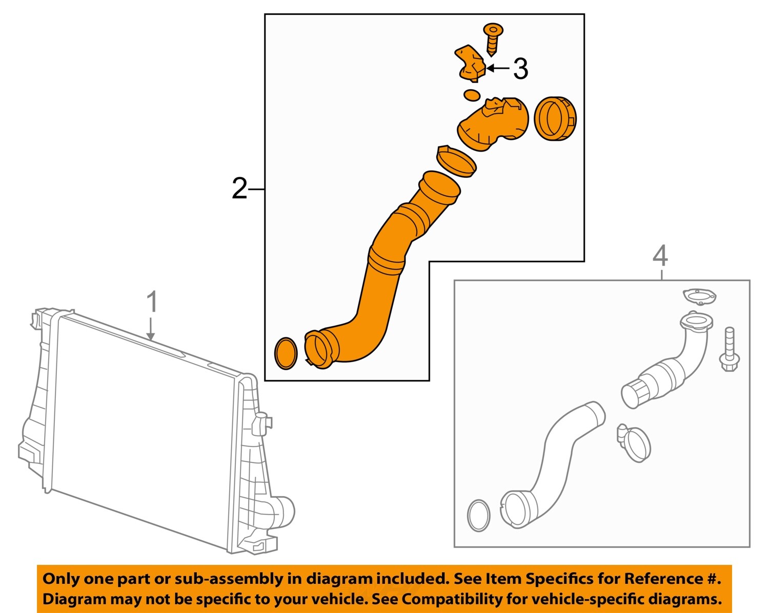 Cadillac GM OEM 1618 CT6 Turbo Turbocharger IntercoolerOutlet Tube 22885781 eBay