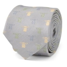 Star Wars The Child Grey Men's Tie