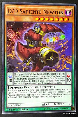 D/D/D SAPIENTE NEWTON auf Italienisch SDPD-IT002 Common YUGIOH