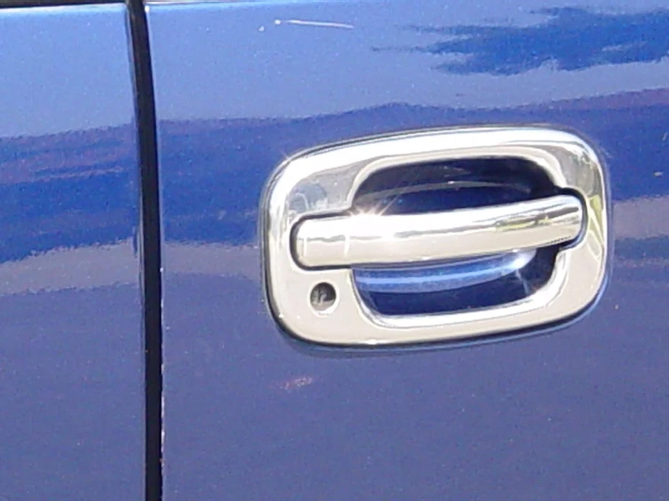 Cubierta de puerta trasera TFP 412 - Cromo - Compatible con Chevy/GMC Subur, Tahoe/Yukon, XL Foto 2 de 4