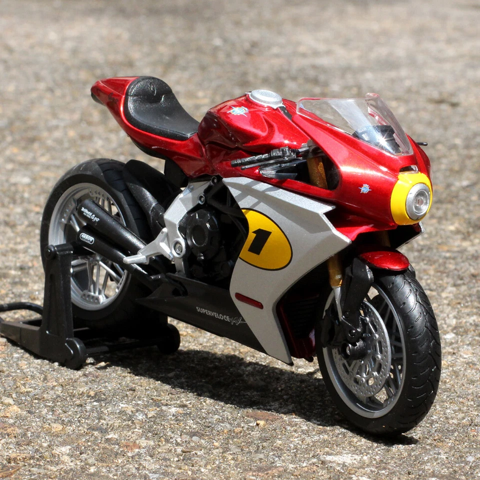 Welly 1:12 Scale 2022 MV Agusta Superveloce Ago Motorcycle Model Bike GP Racing - Image 4 of 4