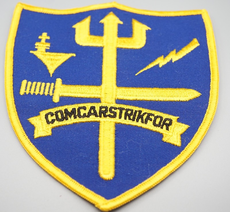Vietnam War Navy COMCARSTRIKFOR Commander Carrier Strike Force Large Patch