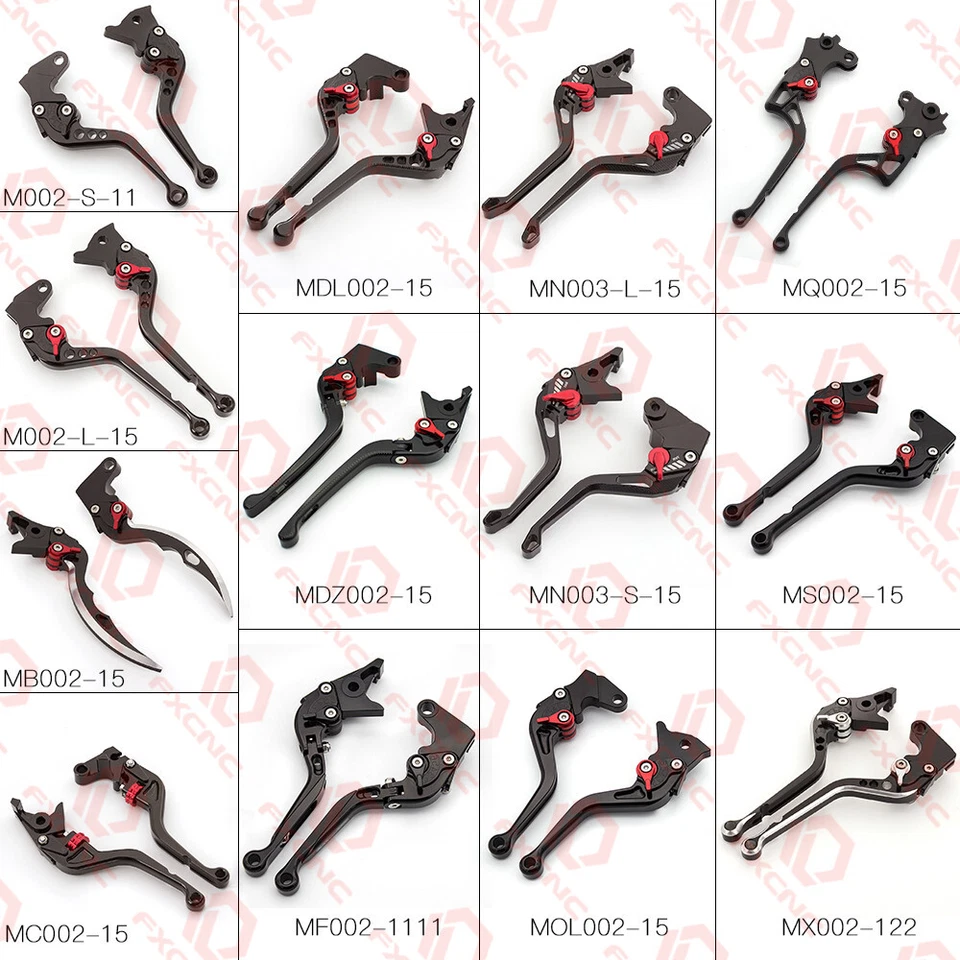 Palanca de embrague de freno negra CBR150R 2004-2015 FXCNC para HONDA CBR125R 2004-12 Foto 3 de 4