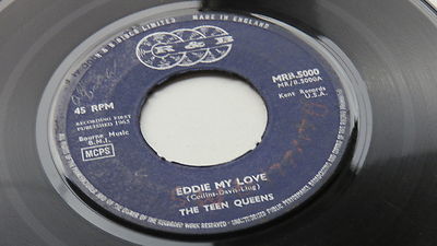 THE TEEN QUEENS ORIGINAL 1965 U.K. 45 EDDIE MY LOVE