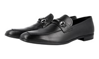 Prada Leder Loafer Business Schuhe - 2DC140 - Schwarz - Neu - 9,5 43,5