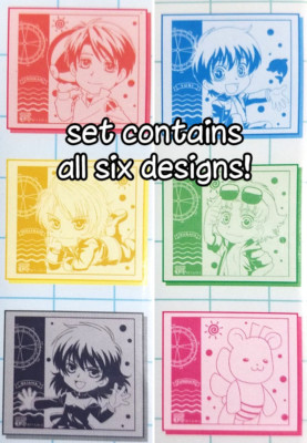 Kyo Kara Maoh - Slim Clear CD DVD Case SET of 6 - Conrad Wolfram Yuri Murata