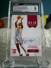 *Pink /8* Onyeka Okongwu 2020-21 Court Kings Heir Apparent CGC 9 AUTO 10 Rookie