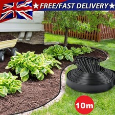 10m Lawn Edge Border With 50 pegs Garden Edging For Paths Drives Flower Grass ^·