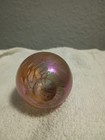 Vintage OBG Pink Metalic  Iridescent Easter Egg Shaped Paperweight 1990 — photo 5