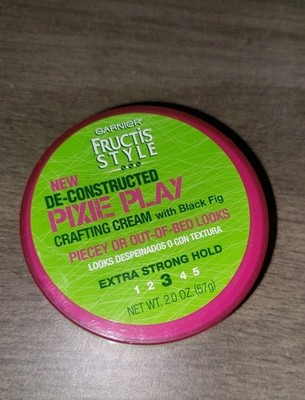 Garnier Fructis Style De-Constructed Pixie Play Extra Strong Hold Cream, 2 oz