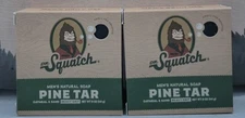 2 Dr. Squatch Men's Natural Soap  Pine Tar  5 Oz Bar