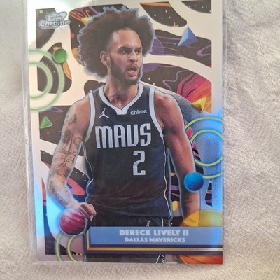 Topps Chrome 2026 Dereck Lively II Dallas Mavericks NBA Base Set #10