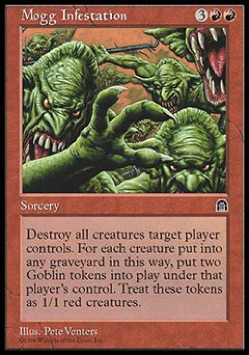 MTG English Mogg Infestation NM Normal Stronghold
