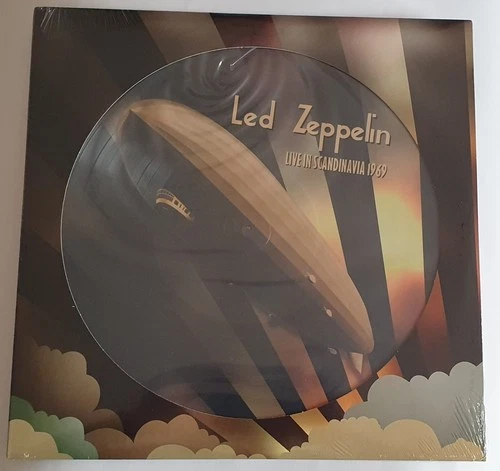 Led Zeppelin- Live in Scandinavia 1969 vinyl picture disc Label London calling