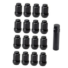 Tapered Spline Drive Lug Nut Kit with Lug Nut Key 12mm x 1.25mm Thread Pitch