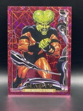 2024 Skybox 92 Marvel Masterpieces Platinum PINK LASERS #42 Leader 716/992