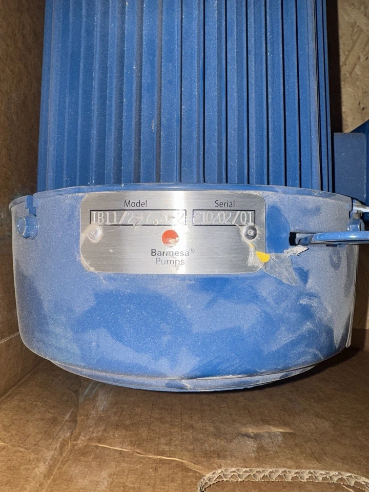 Barmesa IB1-1/2-7.5-2 T End-Suction Centrifugal Pump 7.5 HP 3 Phase 210GPM - Image 3 of 4