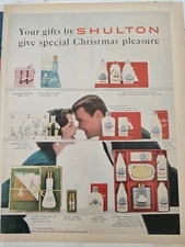 1958 Shulton Old Spice Desert Flower EscapadeShaving perfume vintage  ad