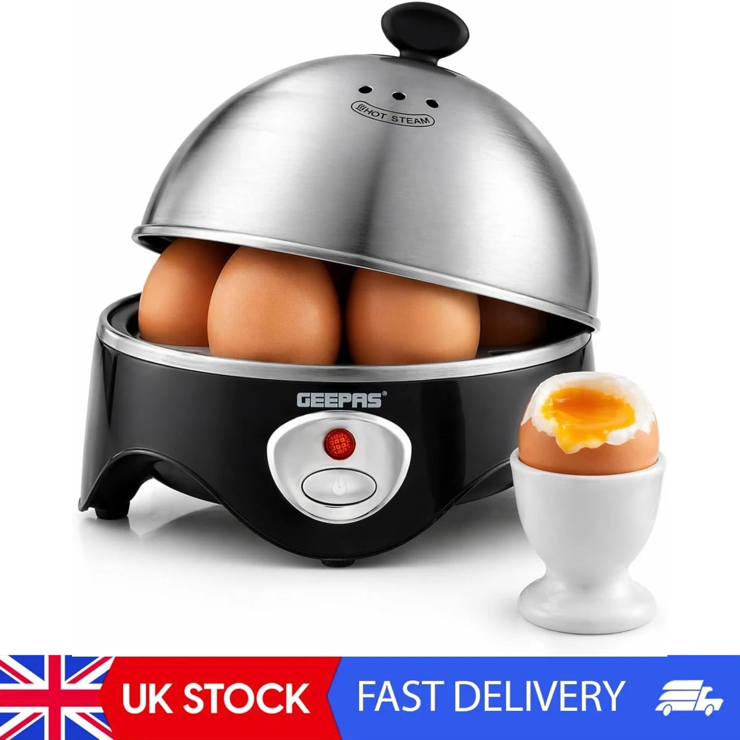 2-In-1 Electric Egg Boiler & Omelette Maker Machine | Egg Cooker 7 Egg Capacity
